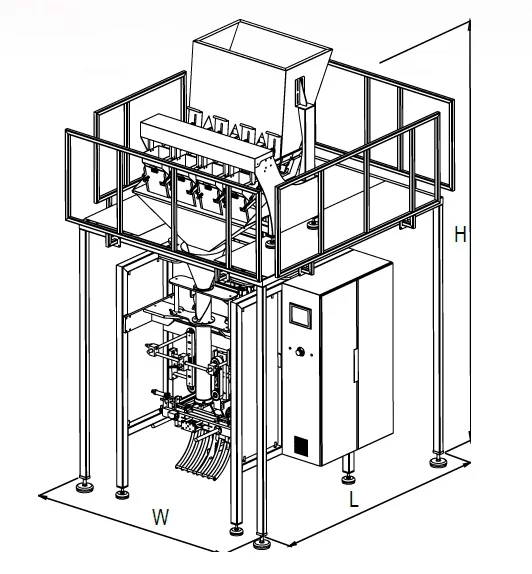 BM-L Machine De Conditionnement De Pesage Linéaire