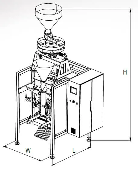 BM-V Packaging Machine With Volumetric Filler