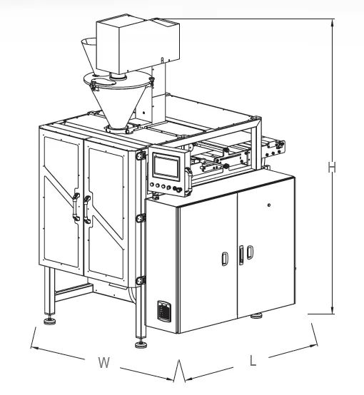 IM-A Packaging Machine With Auger Filler