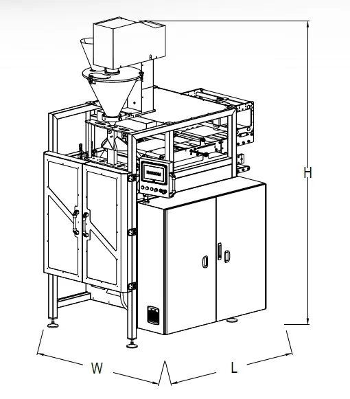 IMQ-A Machine De Conditionnement À Joint Quadruple Avec Remplissage De Foreuse