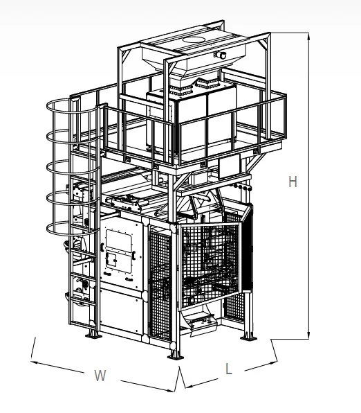 La machine de conditionnement de pesage linéaire BM-XL