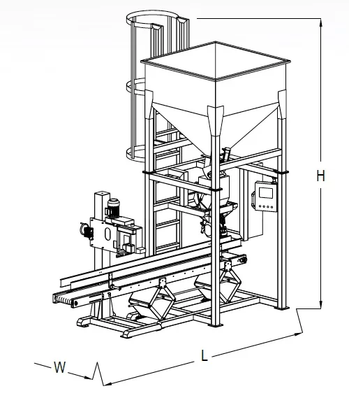 SA-S Semi Automatic Sack Filling Machine